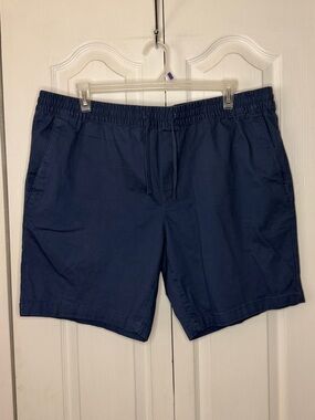 George Men's Drawstring Pull On Shorts pockets Navy Blue XL 40-42 NEW